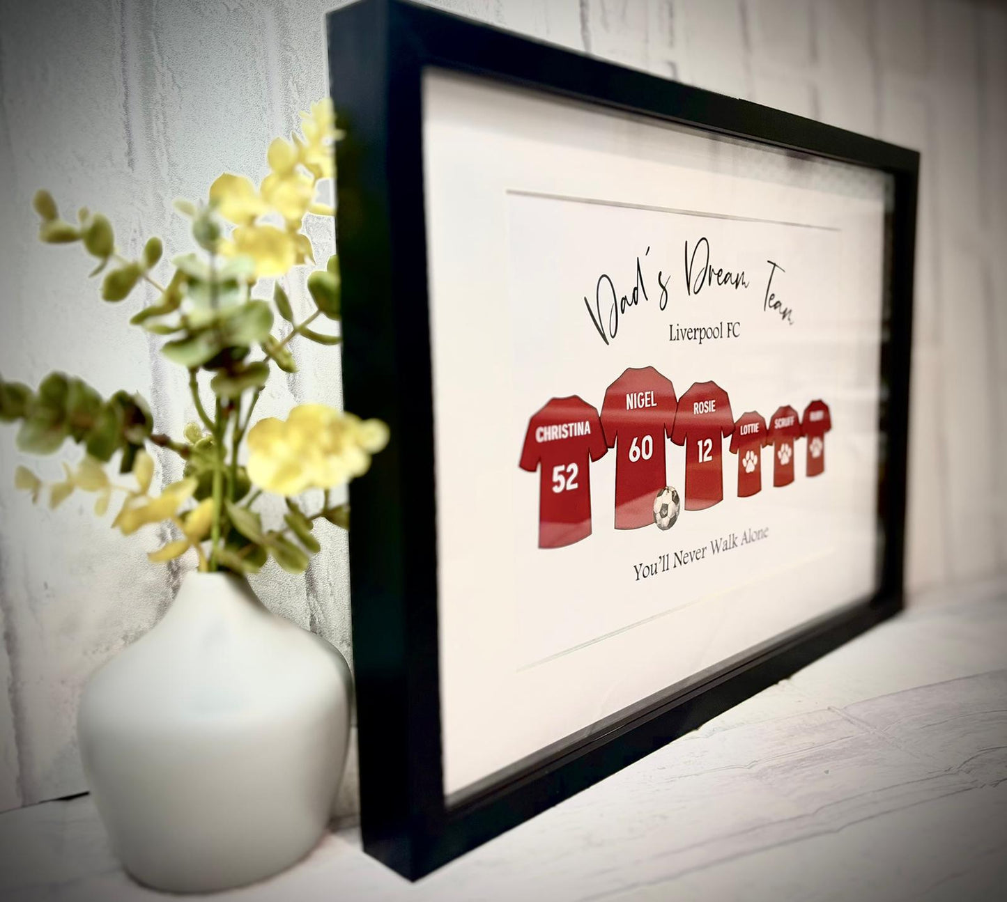 Personalised Football Shirt Print