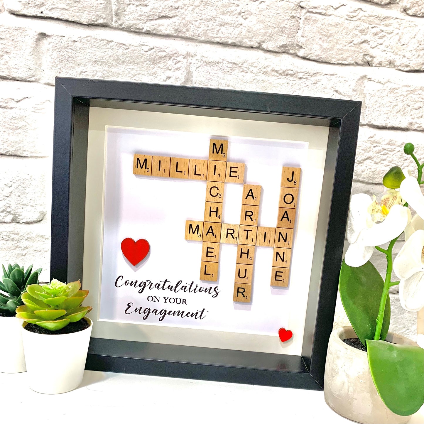 Personalised Scrabble Picture Frame