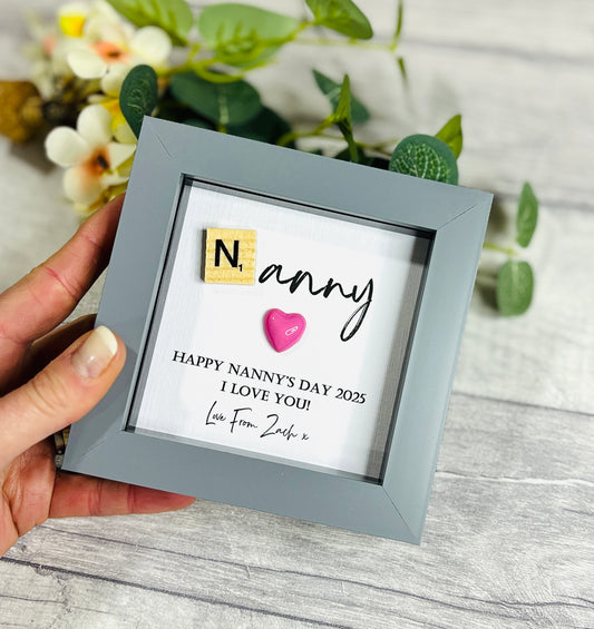 Personalised Scrabble Name Frame