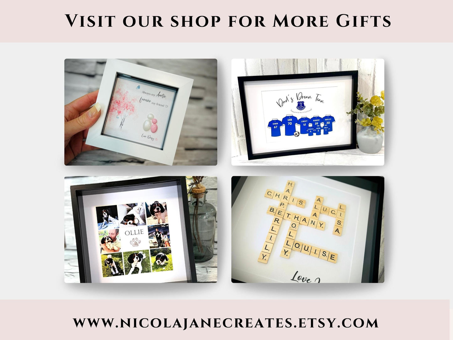 Personalised Frame for Aunty, Personalized Mothers Day Gift for Birthday for Aunty, Wedding Gift List Ideas for Family Photo Frame Gift