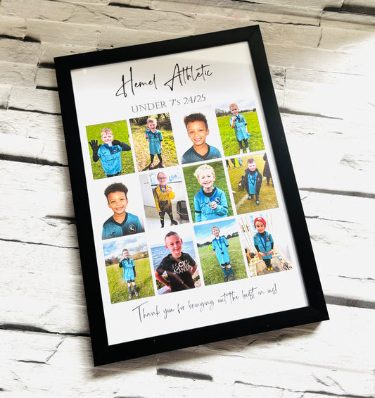 Personalised Team Photo Print